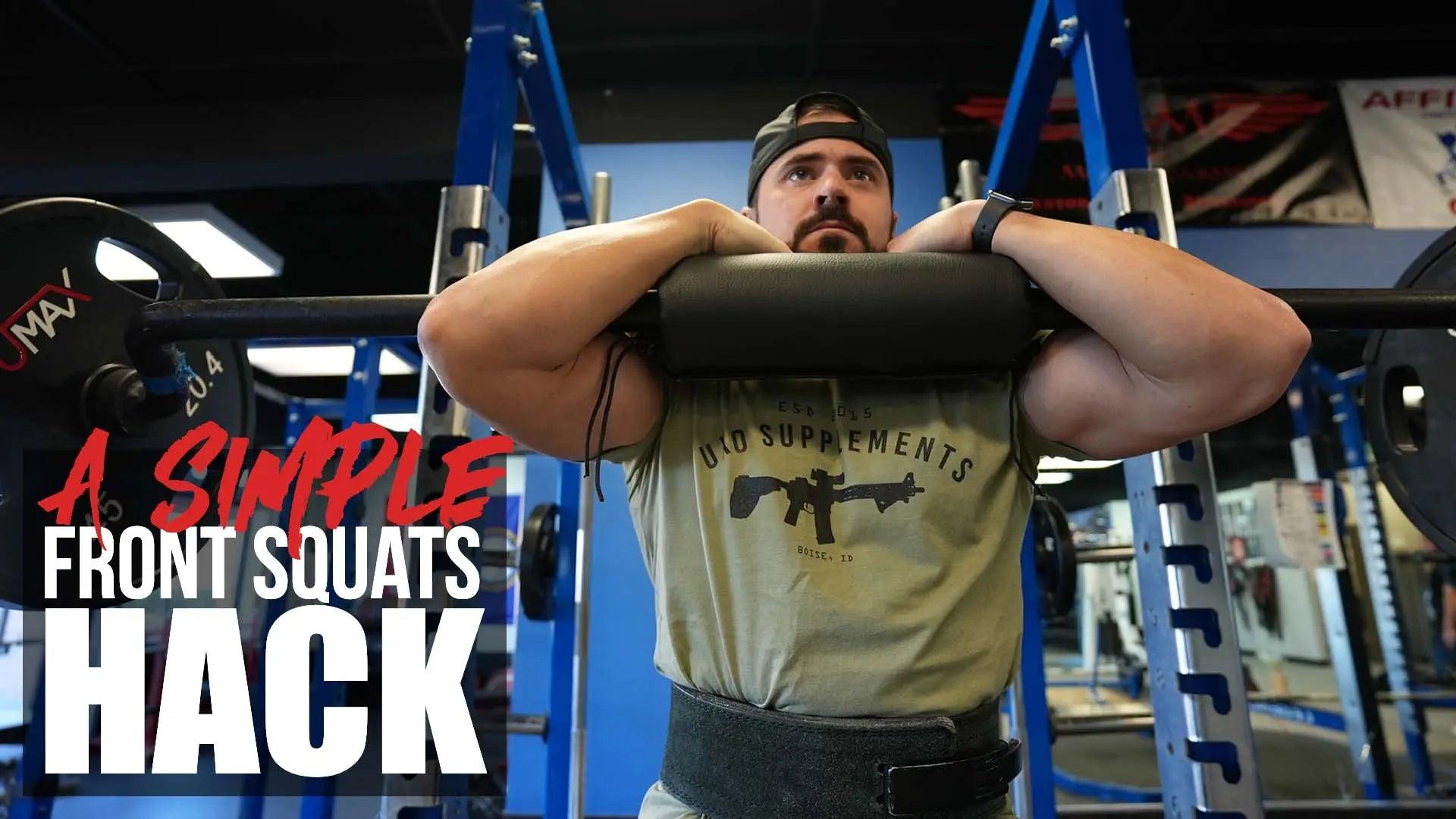 A-Simple-Front-Squat-Hack UXO Supplements