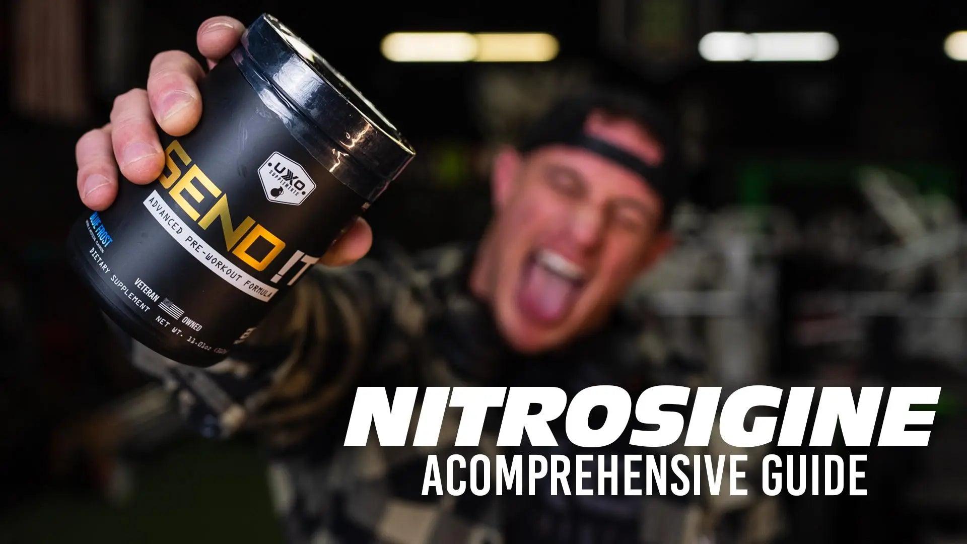 athlete holding send it pre workout