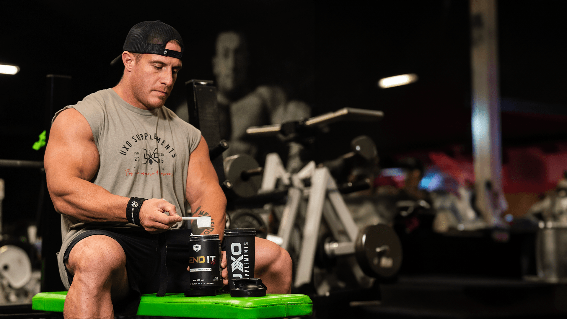 Die Tryin Co. pre-workout lineup — SEND IT, Project M777, Red Dot, Pump Action