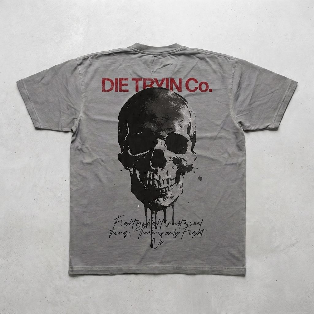 Oversized Skull Tee